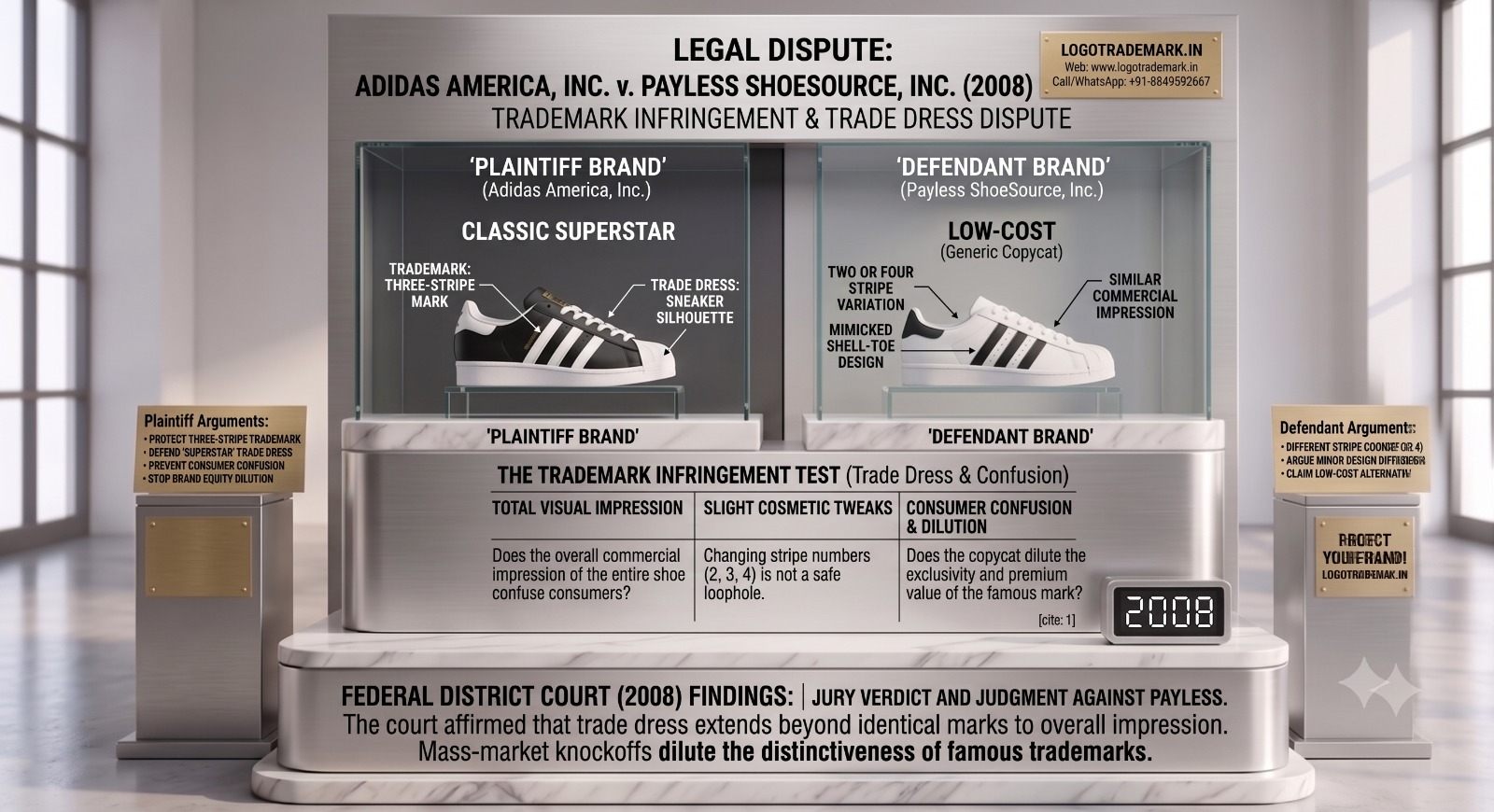 Adidas vs. Payless (2008): The Historic $300M Verdict Protecting Parallel Stripes & Trade Dress